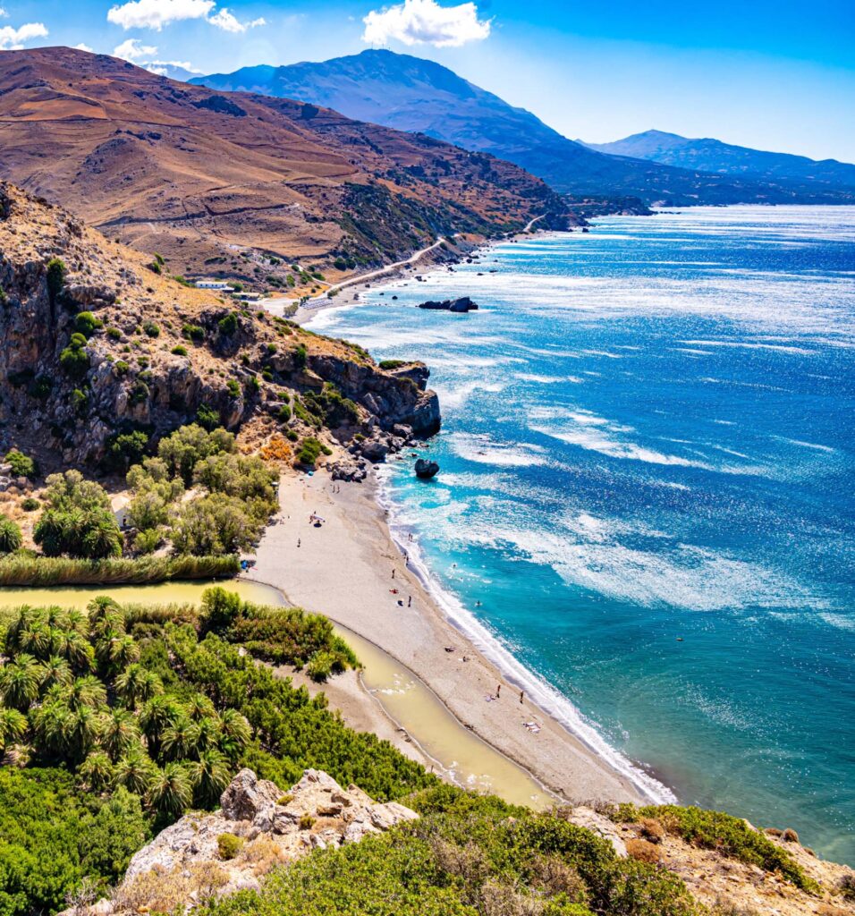 Krasanos Car Rental Crete picture of beach in heraklion